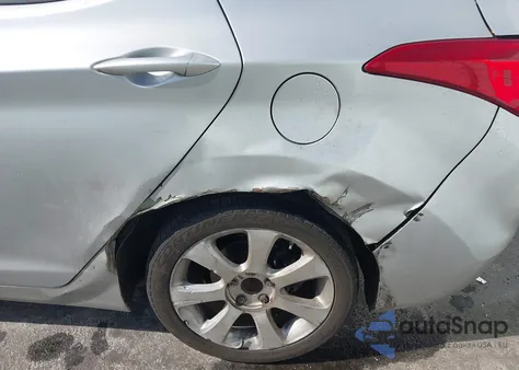 2012 Hyundai Elantra Limited from USA, damaged, VIN 5NPDH4AE0CH115653